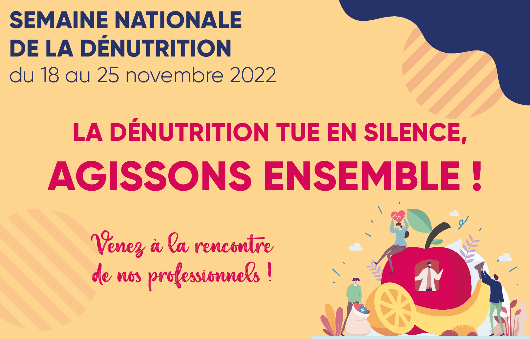la dénutrition tue en silence, agissons ensemble !